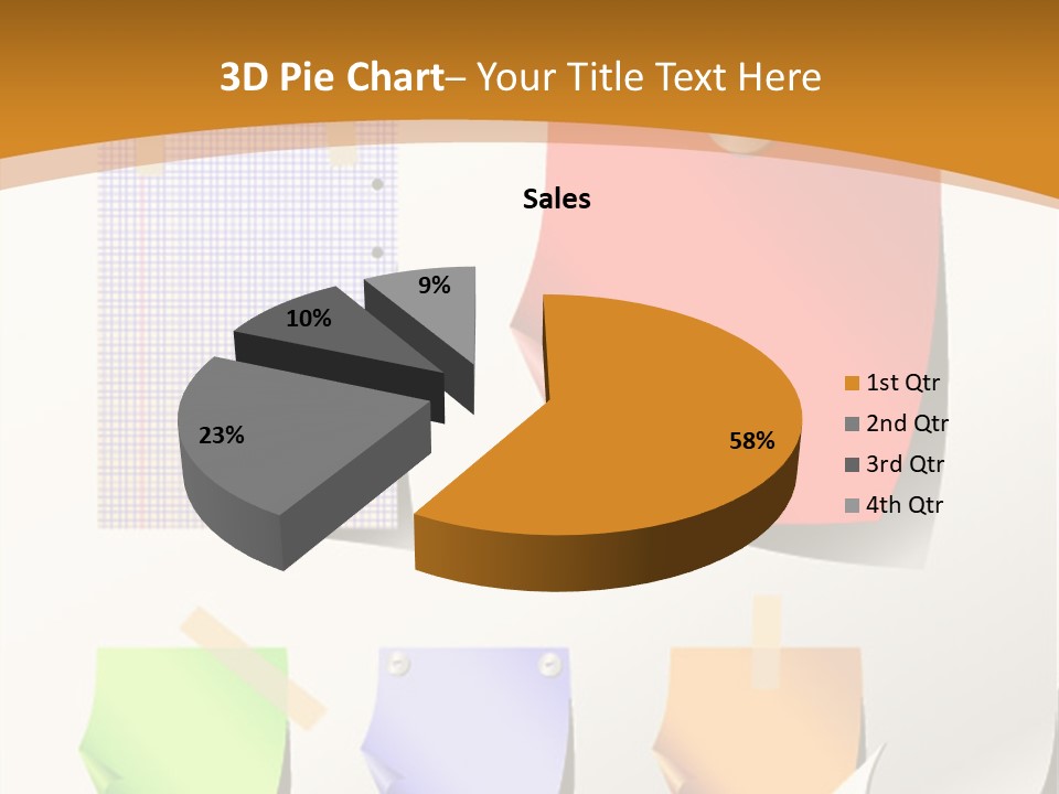 Sold Paper Representative PowerPoint Template