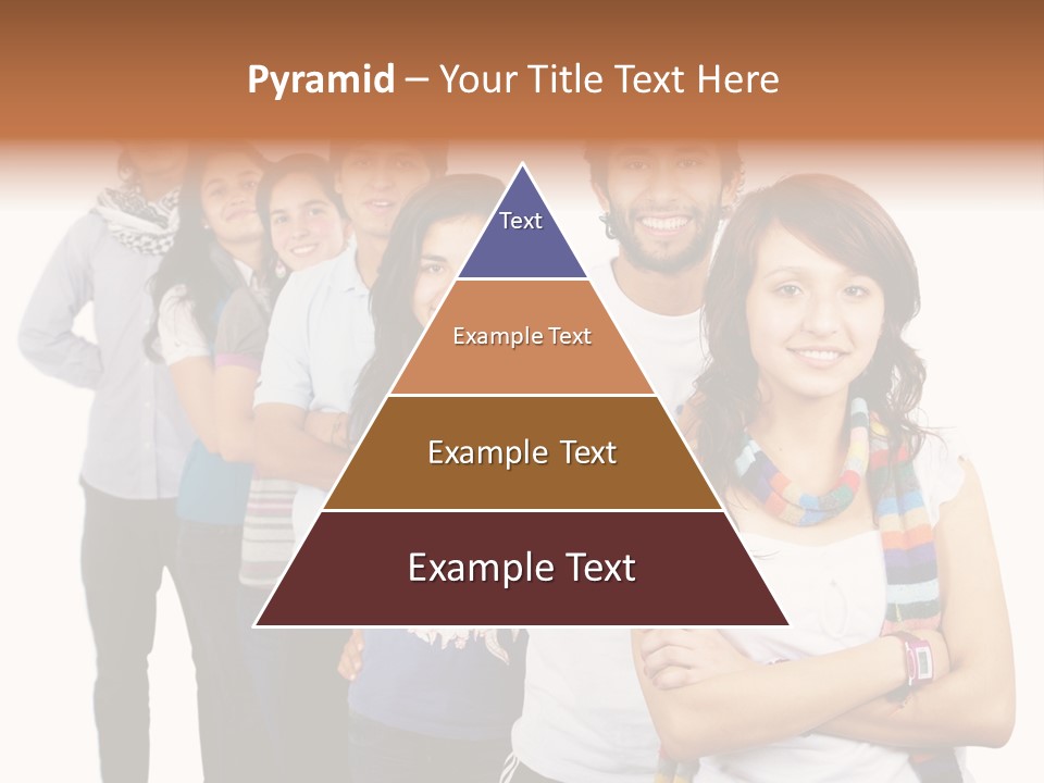 Faces Young Friendship PowerPoint Template