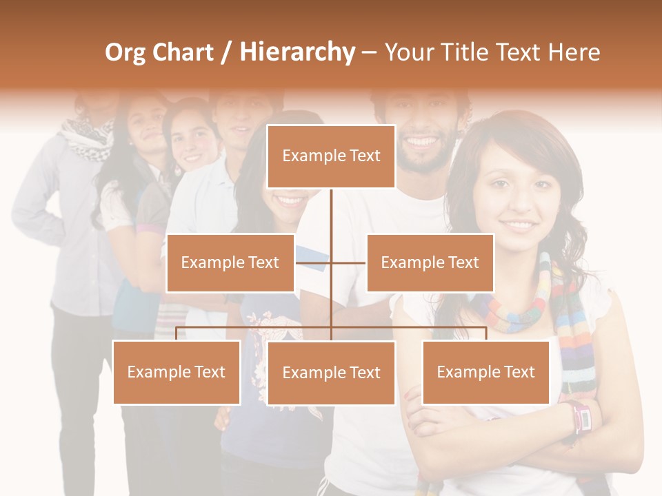 Faces Young Friendship PowerPoint Template