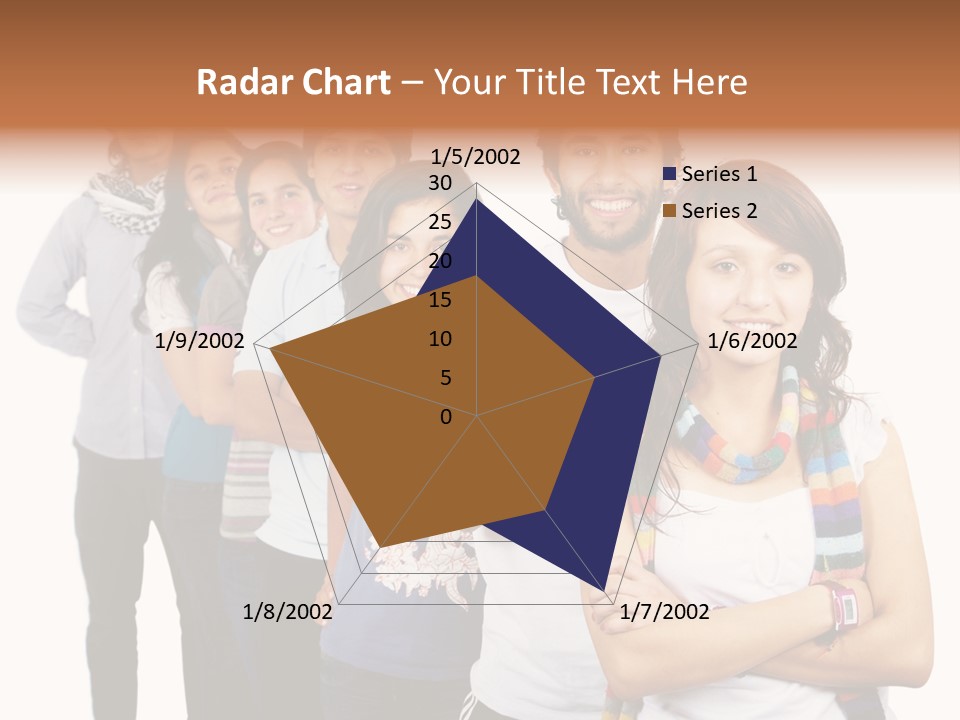 Faces Young Friendship PowerPoint Template
