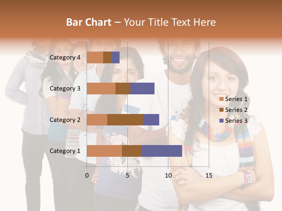 Faces Young Friendship PowerPoint Template