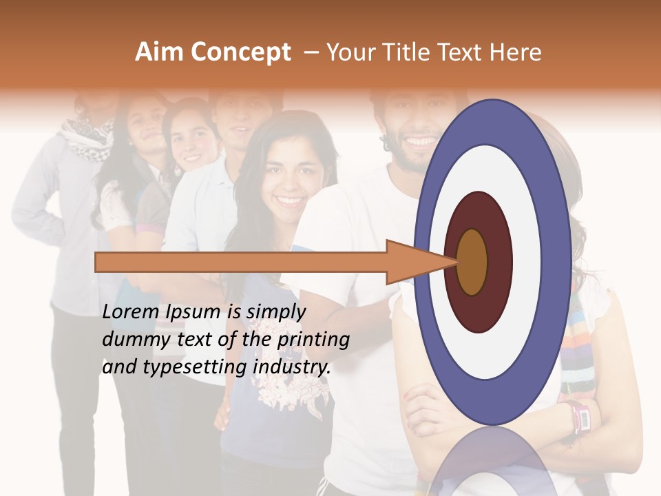 Faces Young Friendship PowerPoint Template