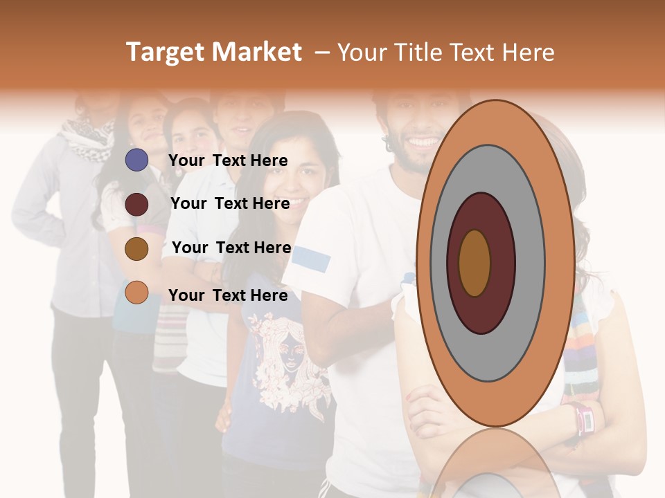 Faces Young Friendship PowerPoint Template