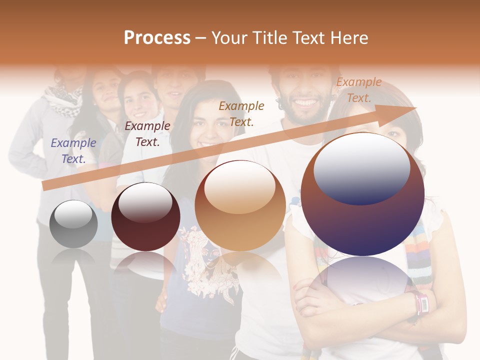 Faces Young Friendship PowerPoint Template