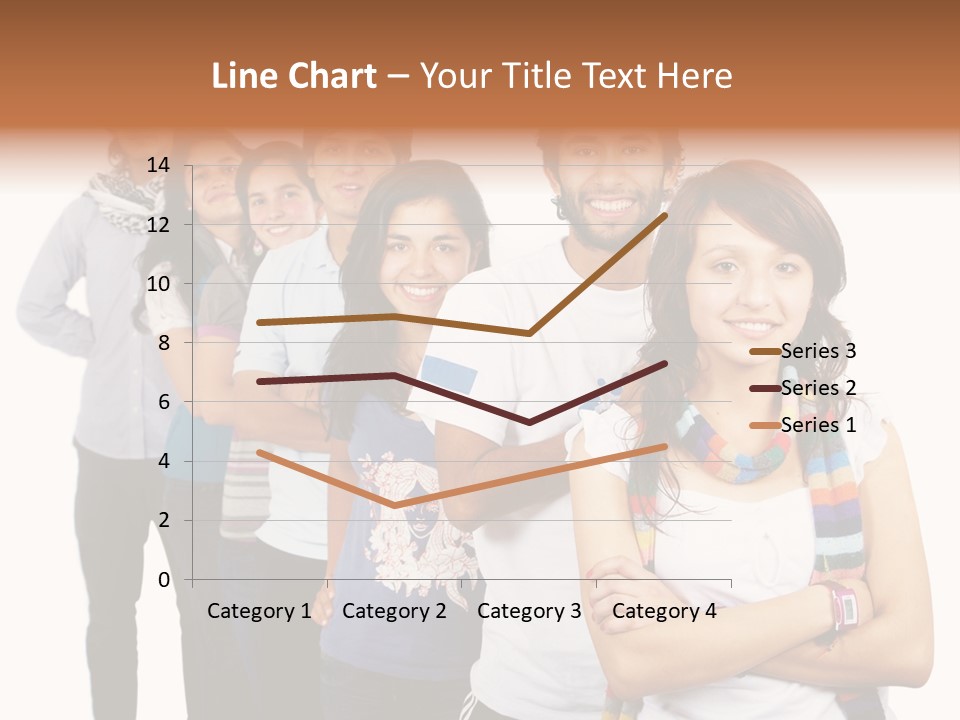 Faces Young Friendship PowerPoint Template