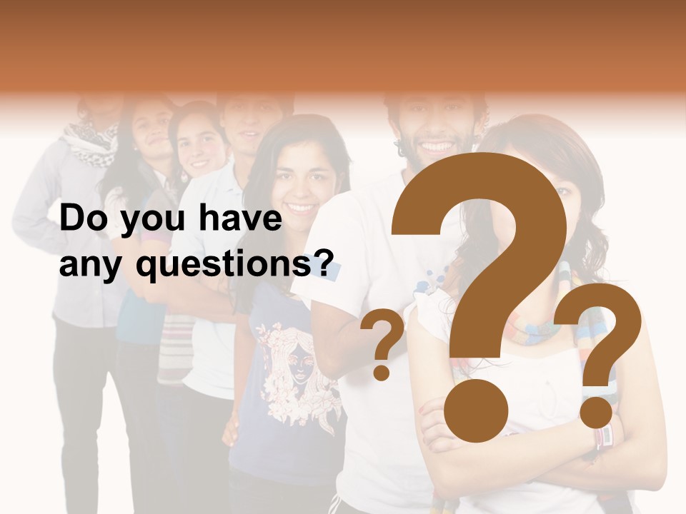 Faces Young Friendship PowerPoint Template