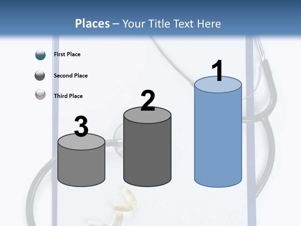 Stethoscope White Personal PowerPoint Template