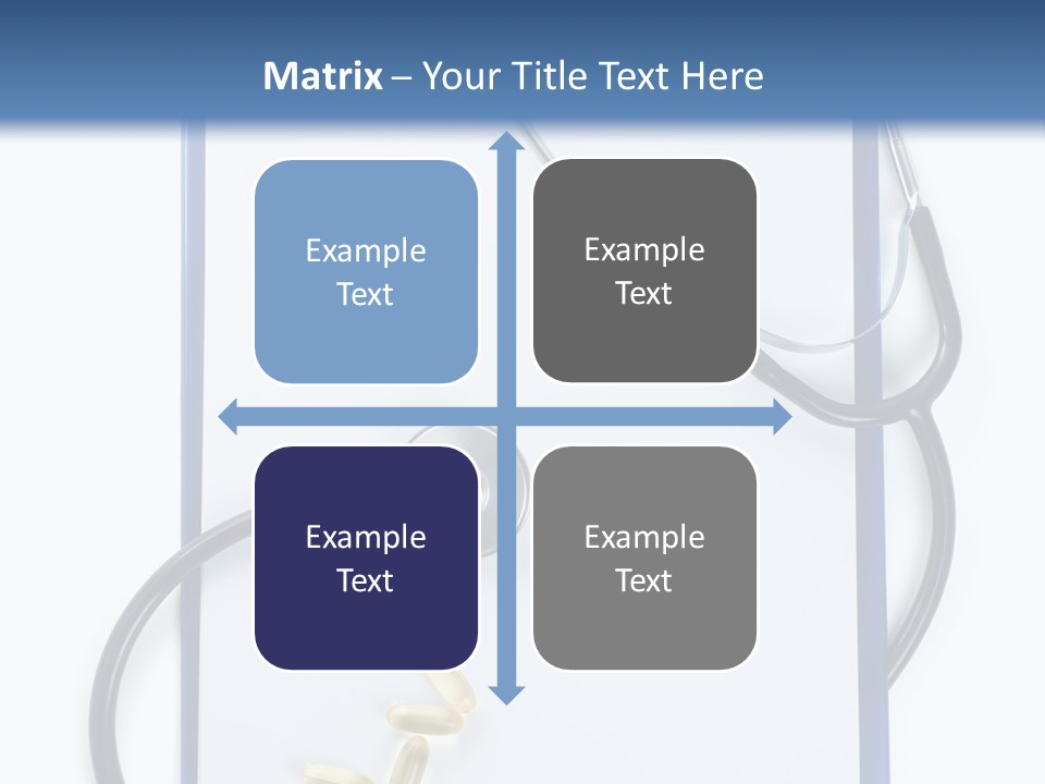 Stethoscope White Personal PowerPoint Template