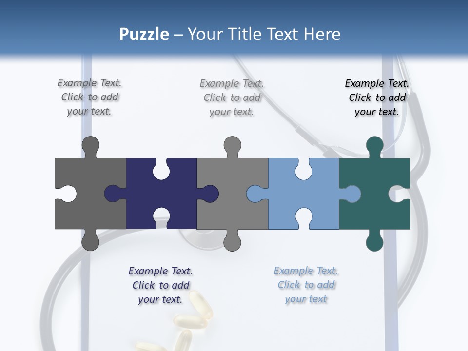 Stethoscope White Personal PowerPoint Template