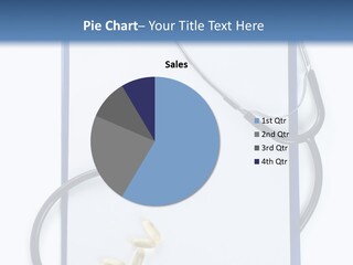 Stethoscope White Personal PowerPoint Template