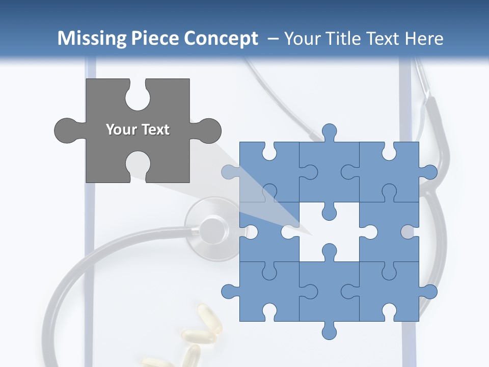 Stethoscope White Personal PowerPoint Template