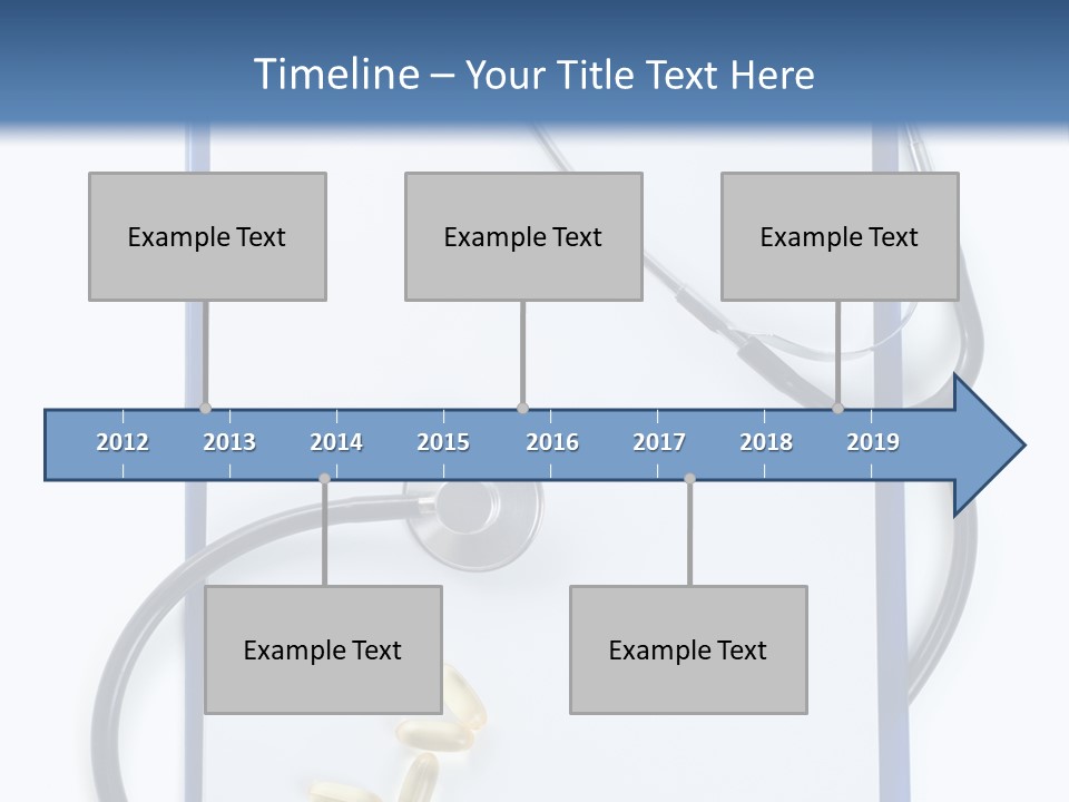 Stethoscope White Personal PowerPoint Template