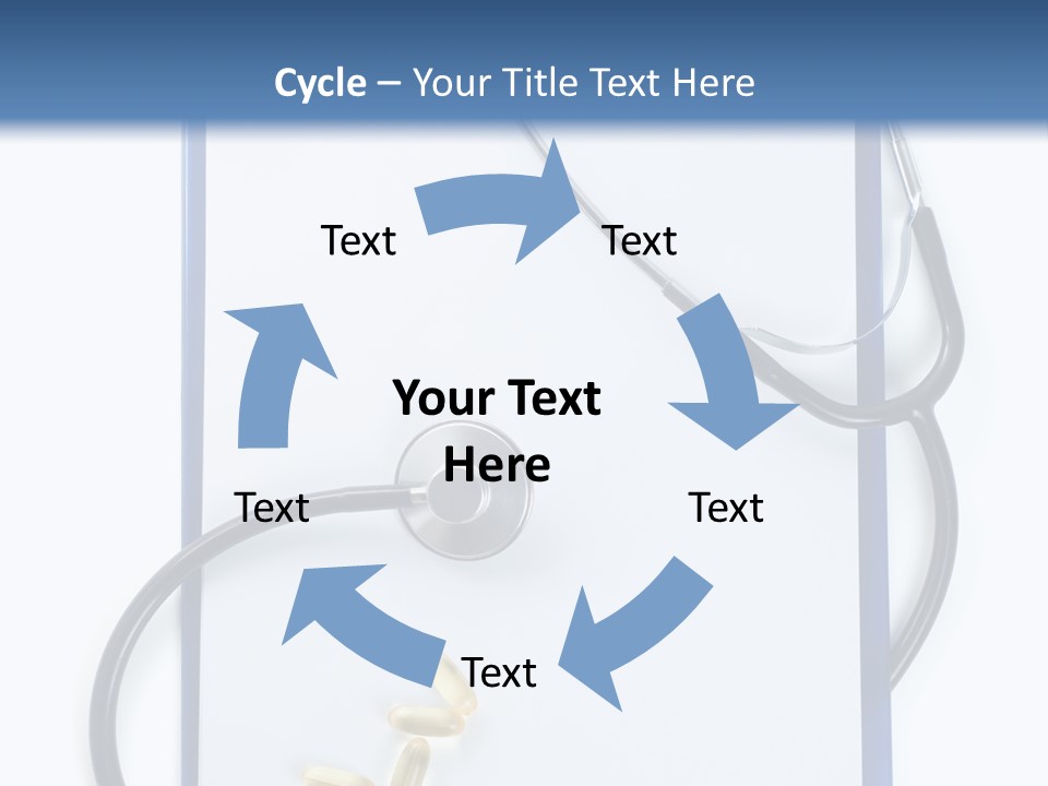 Stethoscope White Personal PowerPoint Template