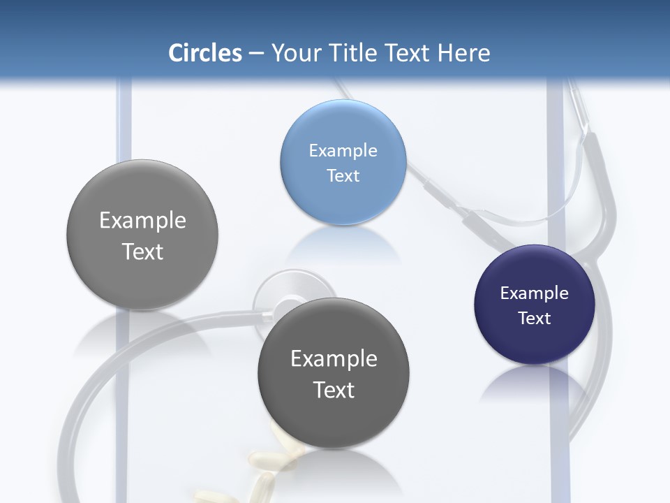 Stethoscope White Personal PowerPoint Template