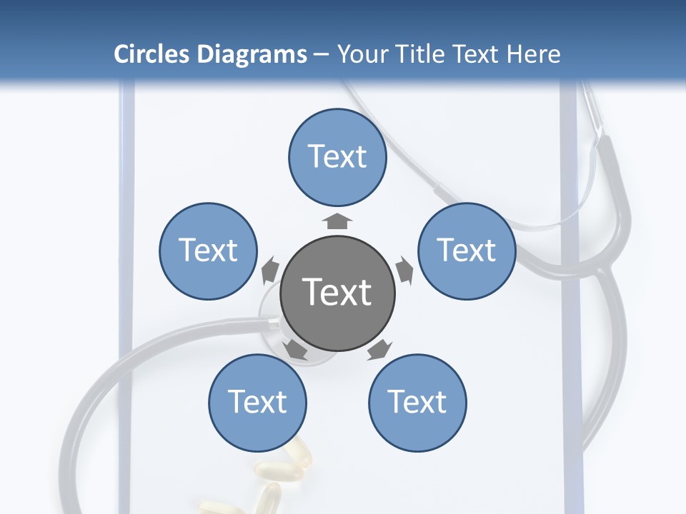 Stethoscope White Personal PowerPoint Template