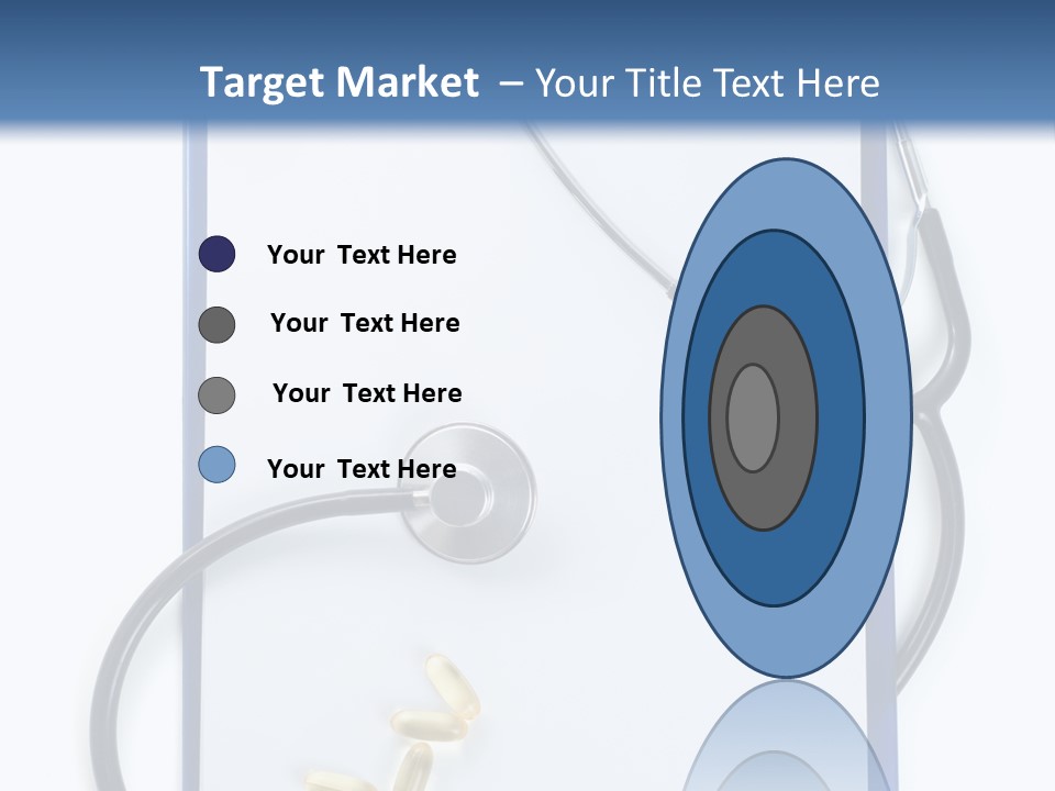 Stethoscope White Personal PowerPoint Template