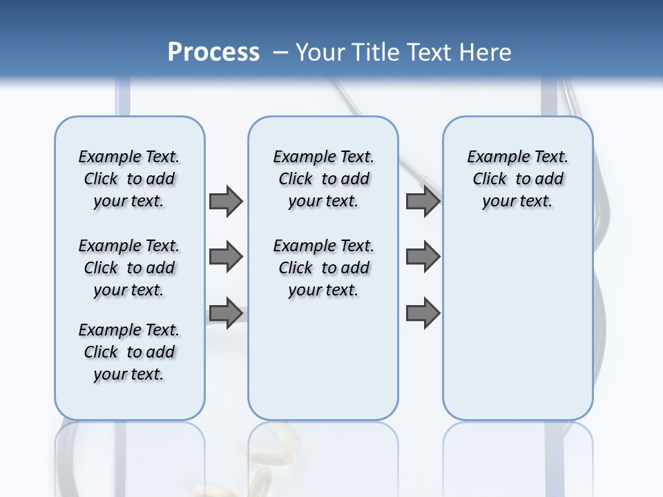 Stethoscope White Personal PowerPoint Template