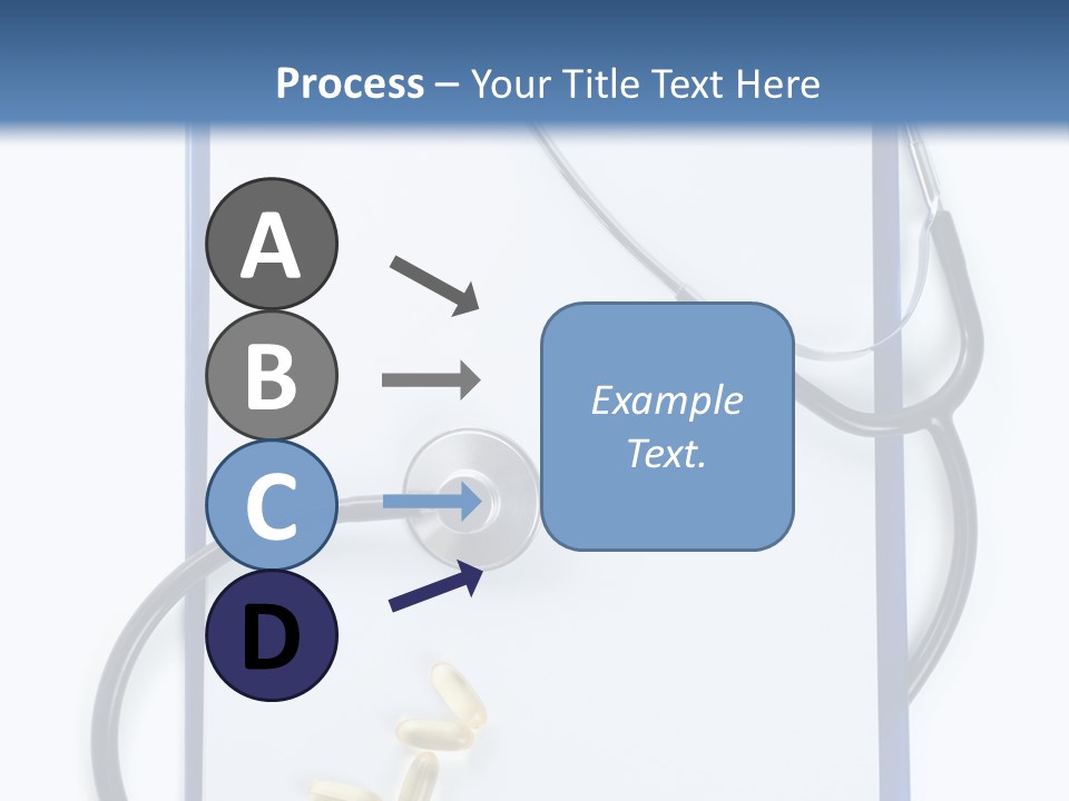 Stethoscope White Personal PowerPoint Template