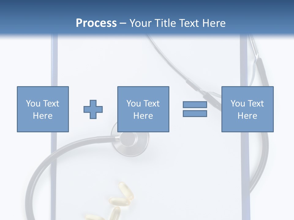 Stethoscope White Personal PowerPoint Template