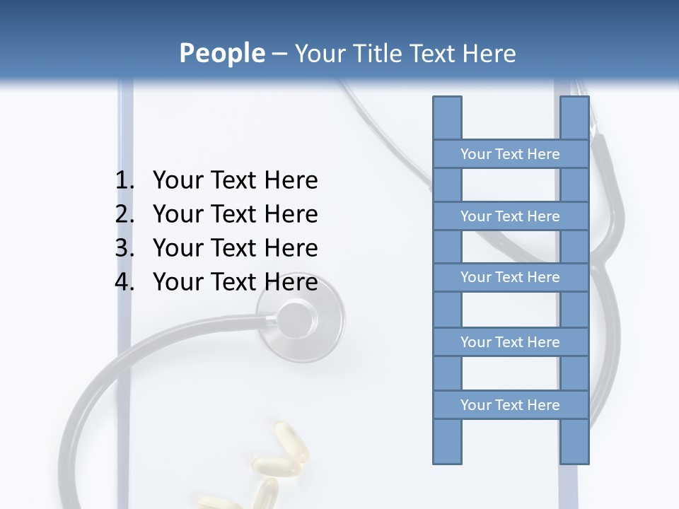Stethoscope White Personal PowerPoint Template