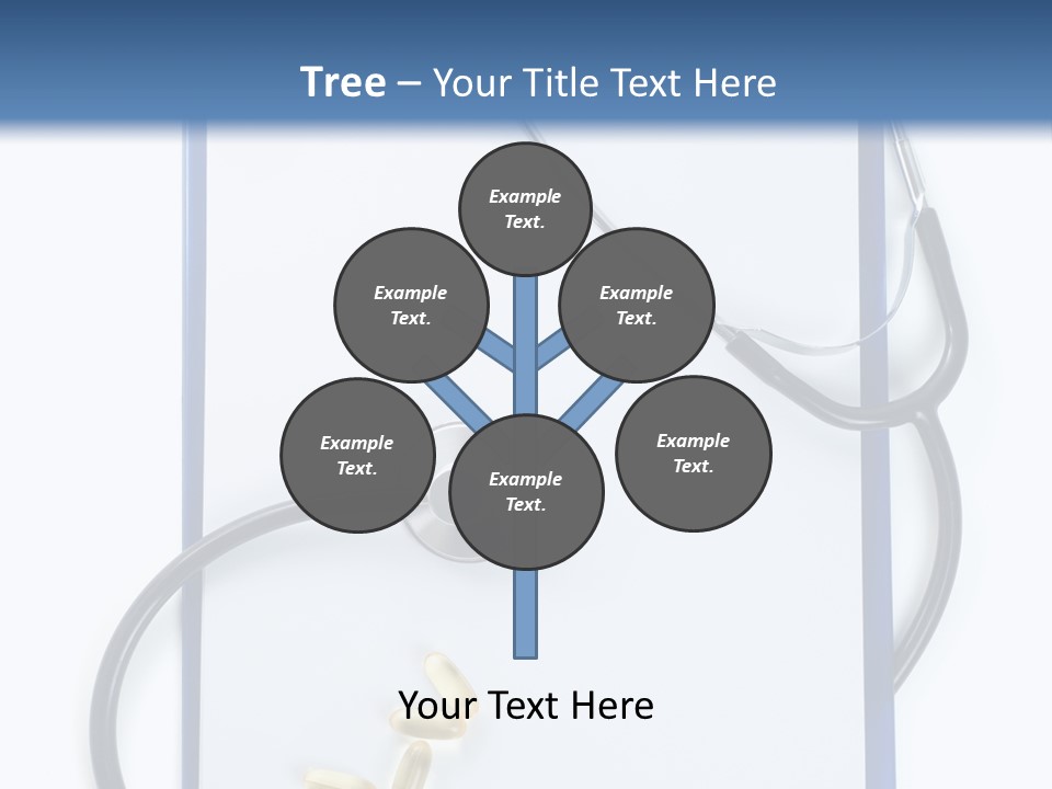 Stethoscope White Personal PowerPoint Template