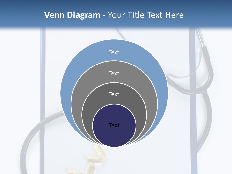 Stethoscope White Personal PowerPoint Template