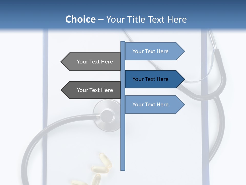 Stethoscope White Personal PowerPoint Template
