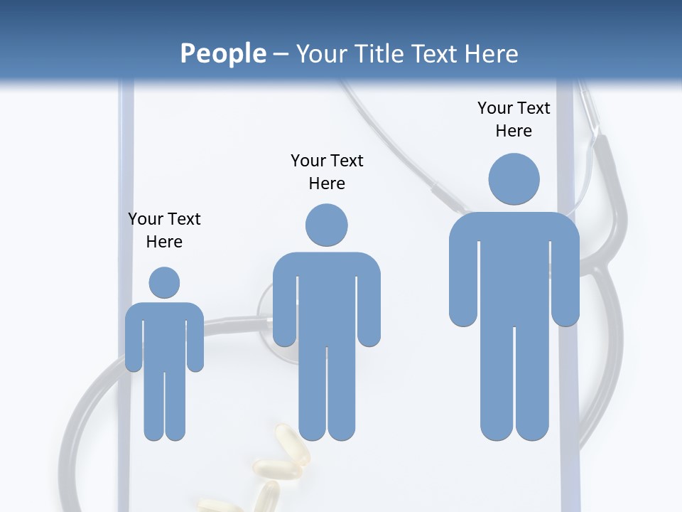 Stethoscope White Personal PowerPoint Template