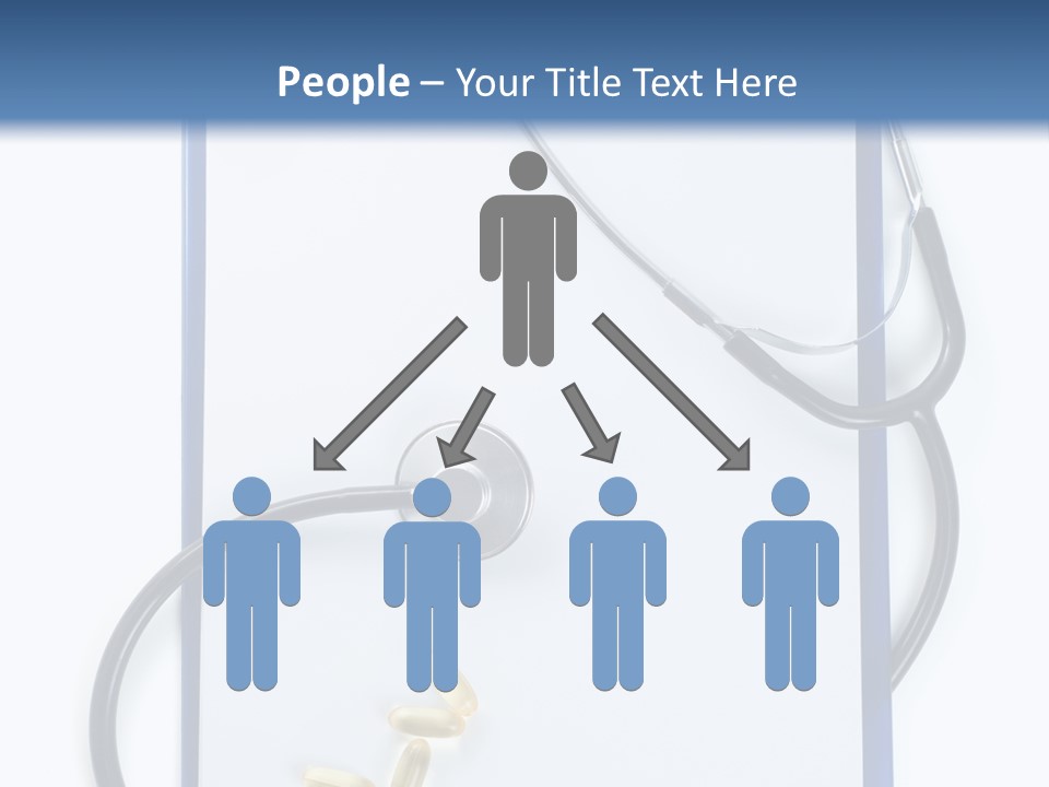 Stethoscope White Personal PowerPoint Template