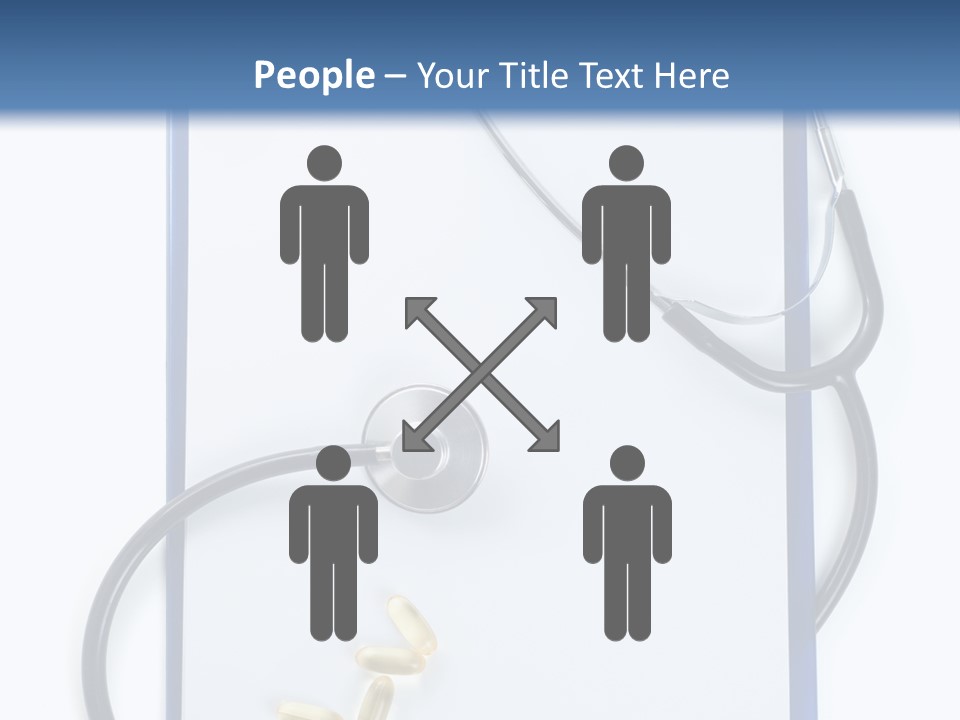 Stethoscope White Personal PowerPoint Template