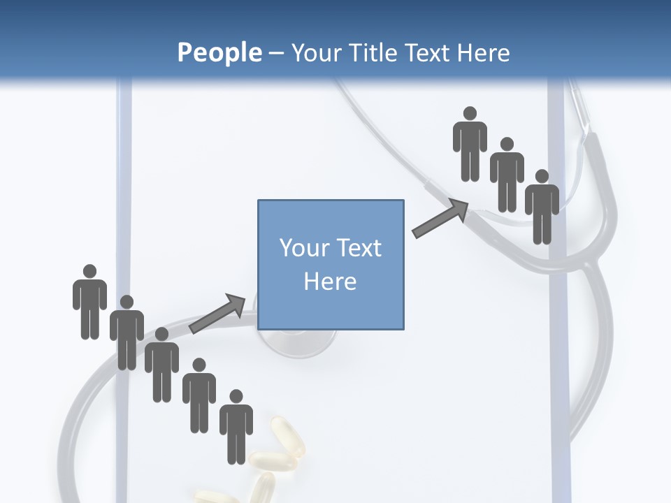 Stethoscope White Personal PowerPoint Template