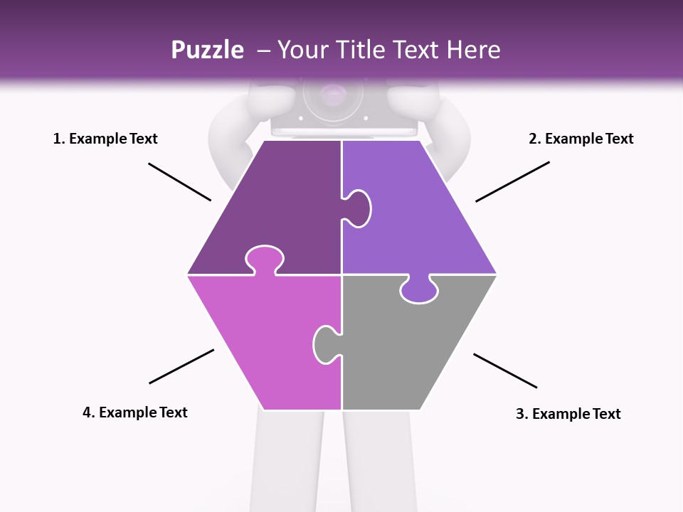 A Person Holding A Camera Up To Their Face PowerPoint Template