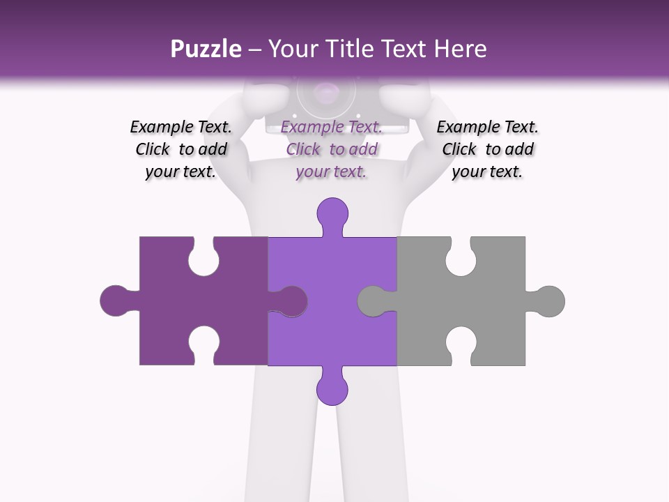 A Person Holding A Camera Up To Their Face PowerPoint Template