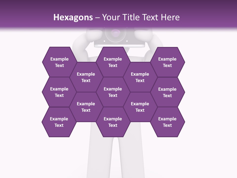 A Person Holding A Camera Up To Their Face PowerPoint Template