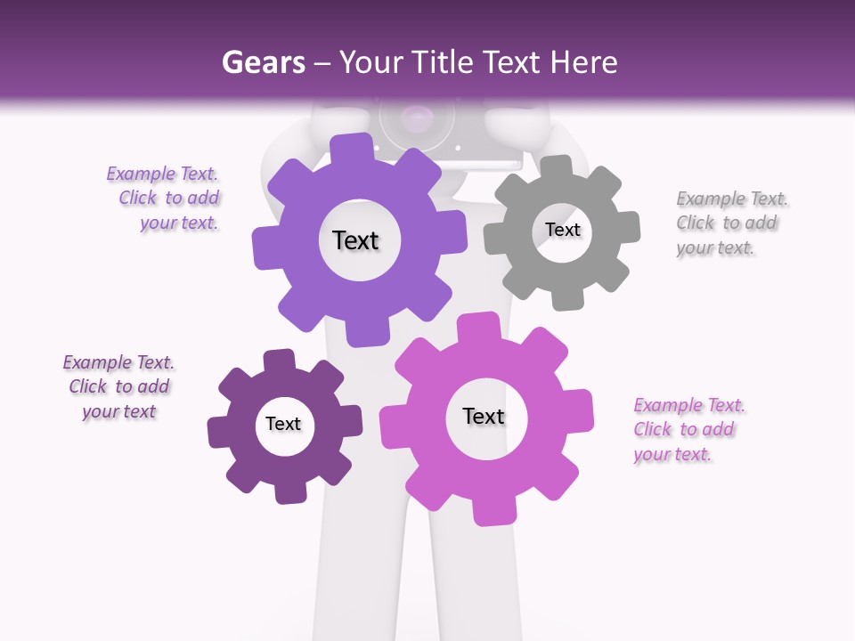 A Person Holding A Camera Up To Their Face PowerPoint Template