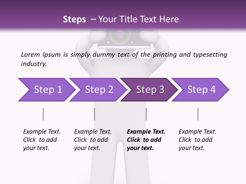 A Person Holding A Camera Up To Their Face PowerPoint Template