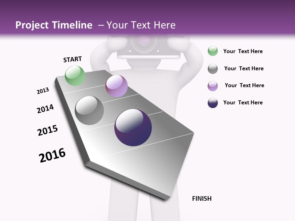 A Person Holding A Camera Up To Their Face PowerPoint Template