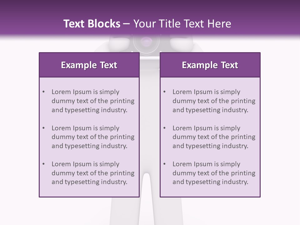 A Person Holding A Camera Up To Their Face PowerPoint Template
