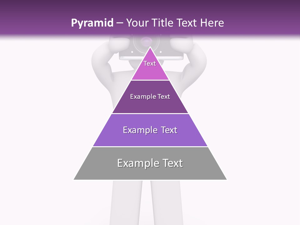 A Person Holding A Camera Up To Their Face PowerPoint Template