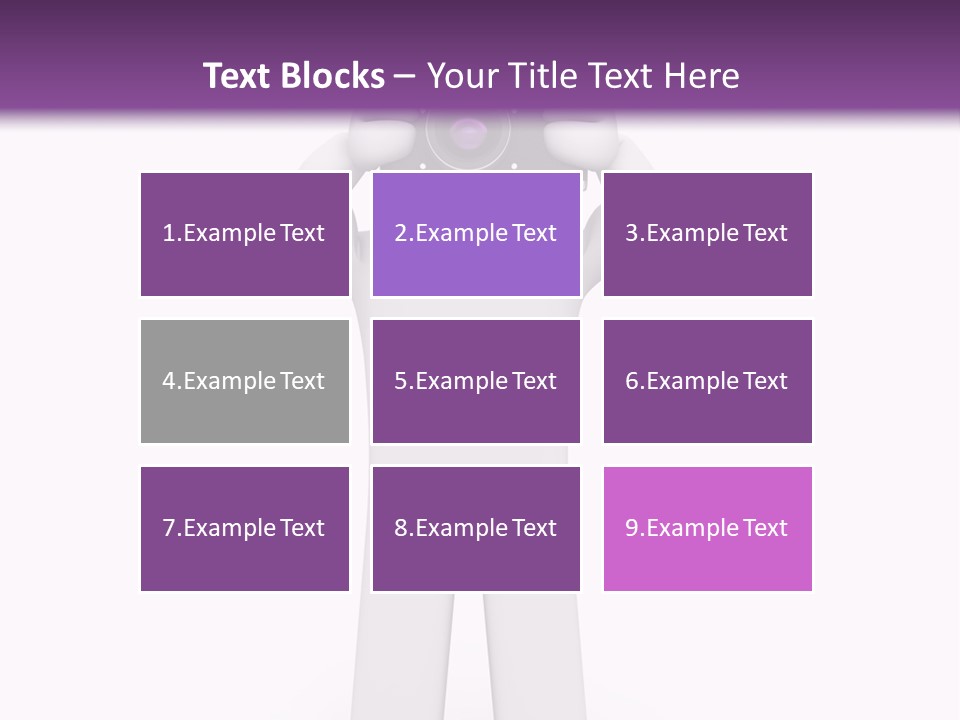 A Person Holding A Camera Up To Their Face PowerPoint Template