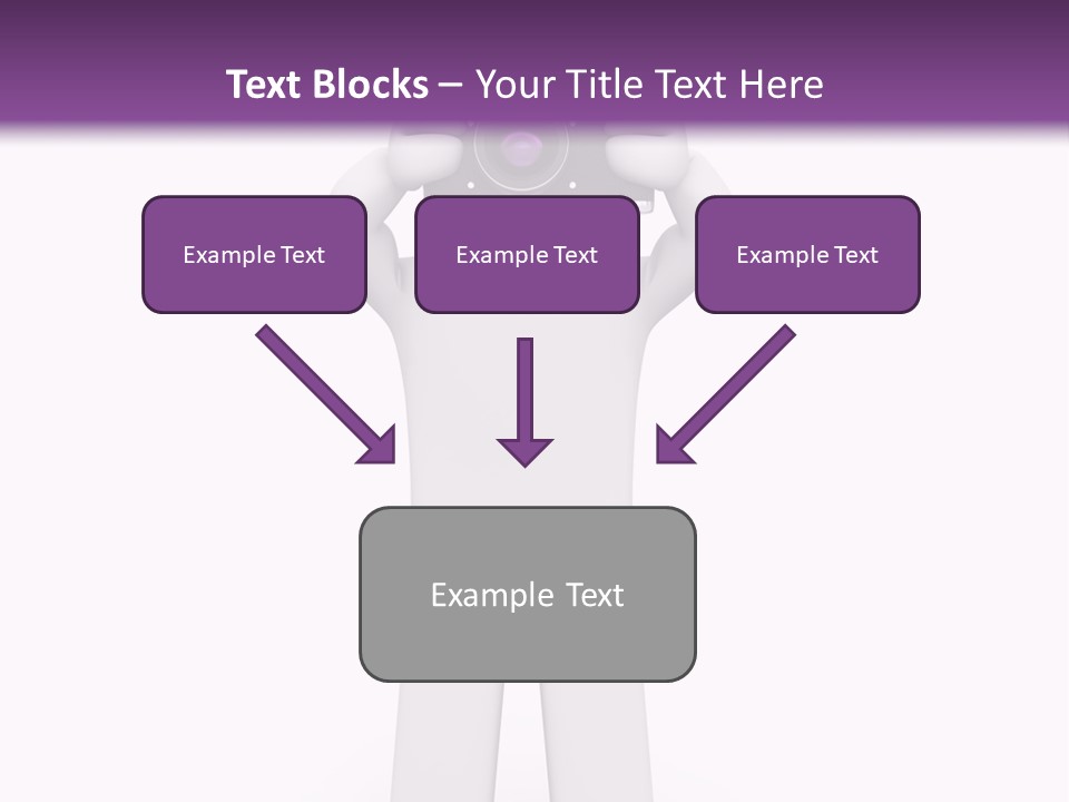 A Person Holding A Camera Up To Their Face PowerPoint Template