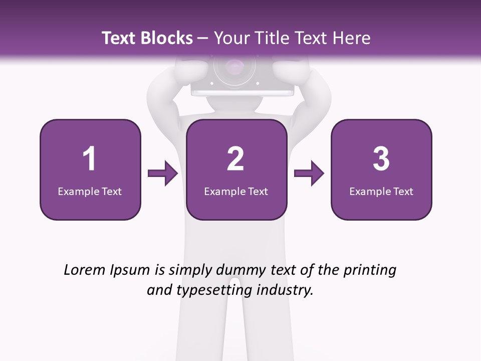 A Person Holding A Camera Up To Their Face PowerPoint Template