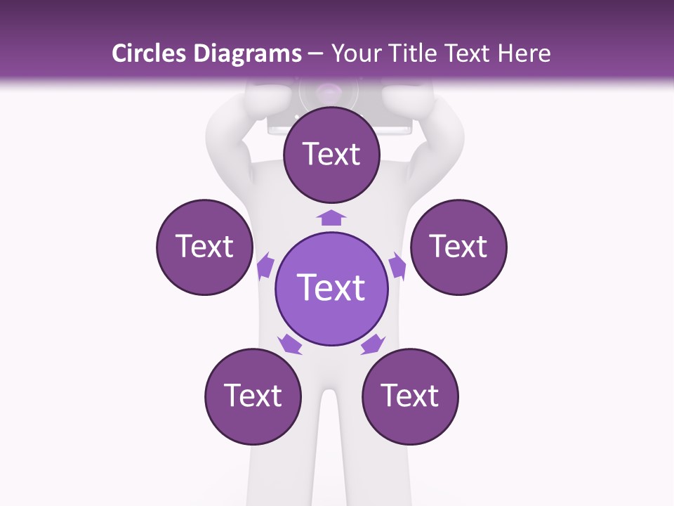 A Person Holding A Camera Up To Their Face PowerPoint Template