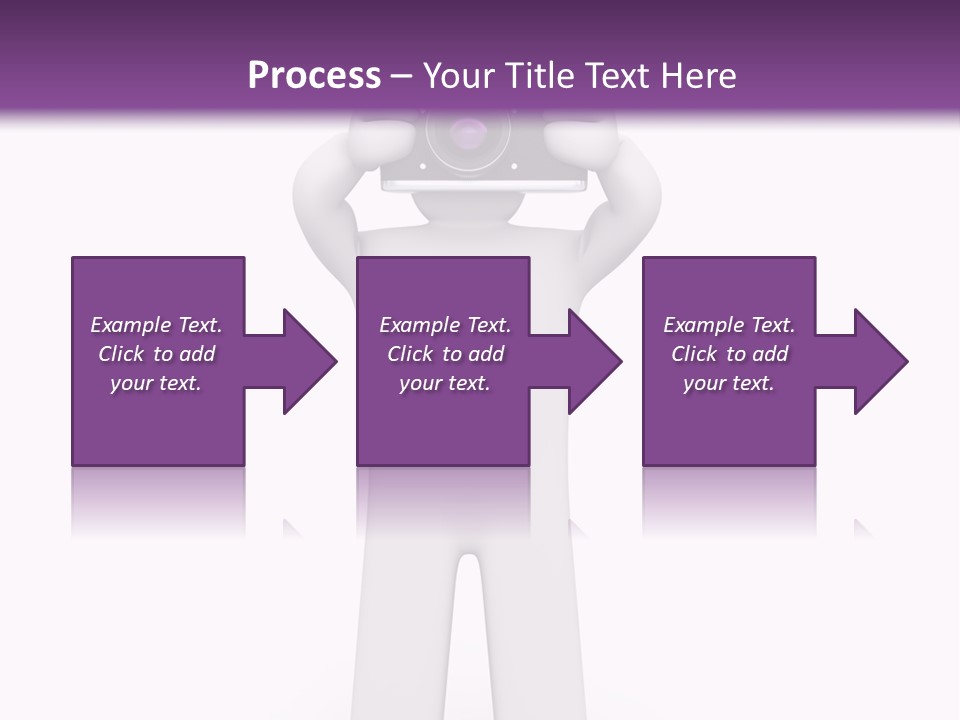 A Person Holding A Camera Up To Their Face PowerPoint Template