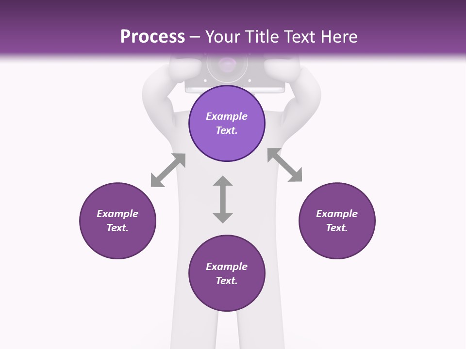 A Person Holding A Camera Up To Their Face PowerPoint Template