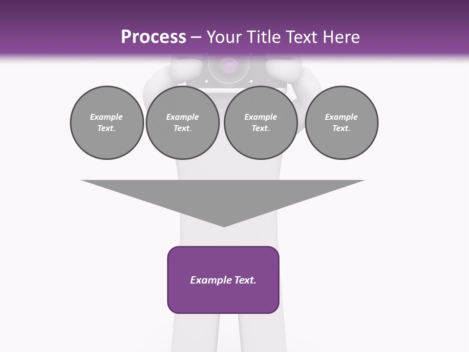 A Person Holding A Camera Up To Their Face PowerPoint Template