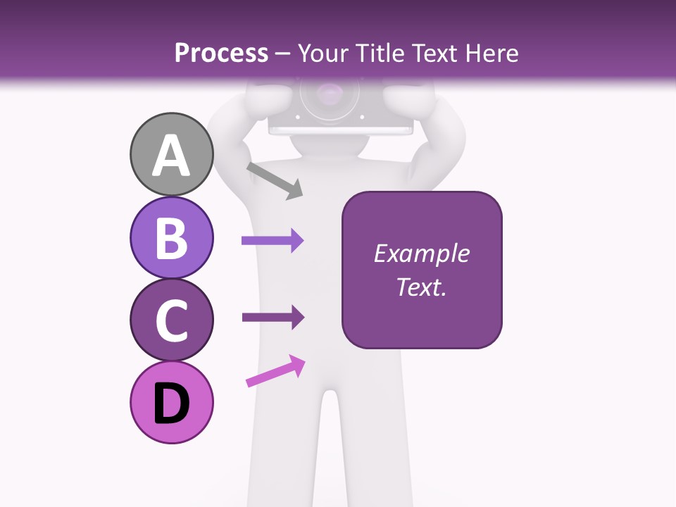 A Person Holding A Camera Up To Their Face PowerPoint Template