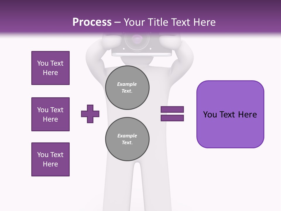 A Person Holding A Camera Up To Their Face PowerPoint Template