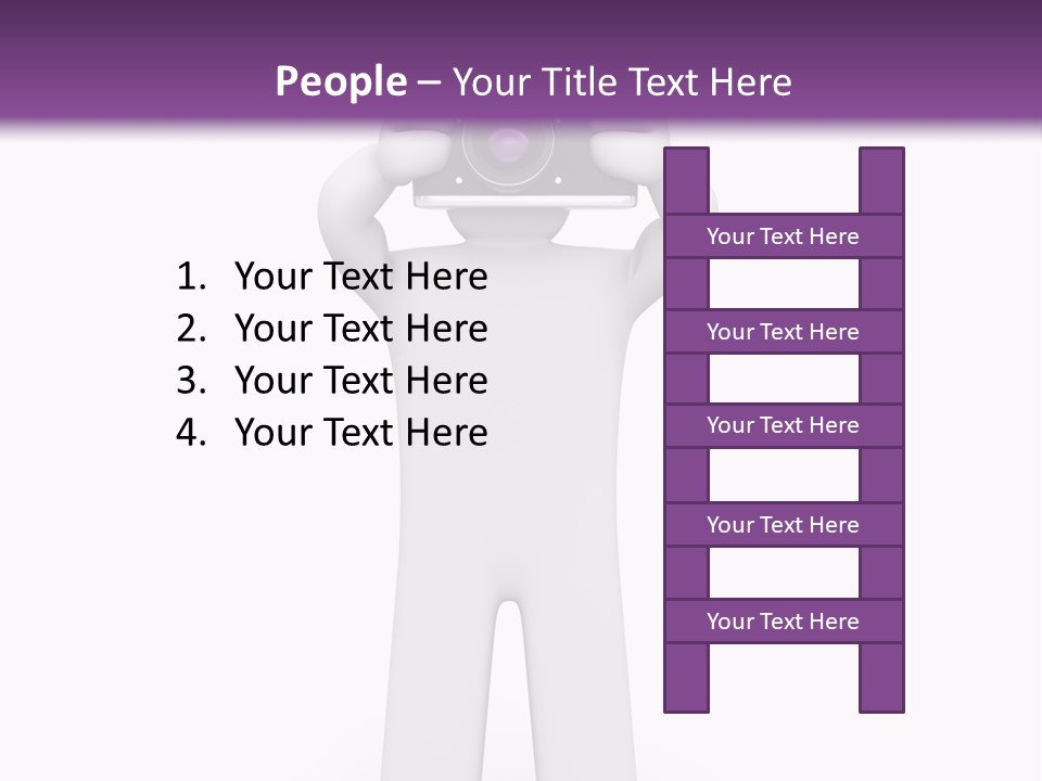 A Person Holding A Camera Up To Their Face PowerPoint Template
