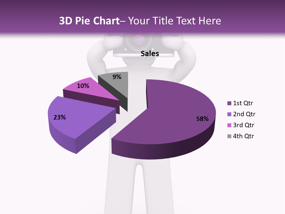 A Person Holding A Camera Up To Their Face PowerPoint Template